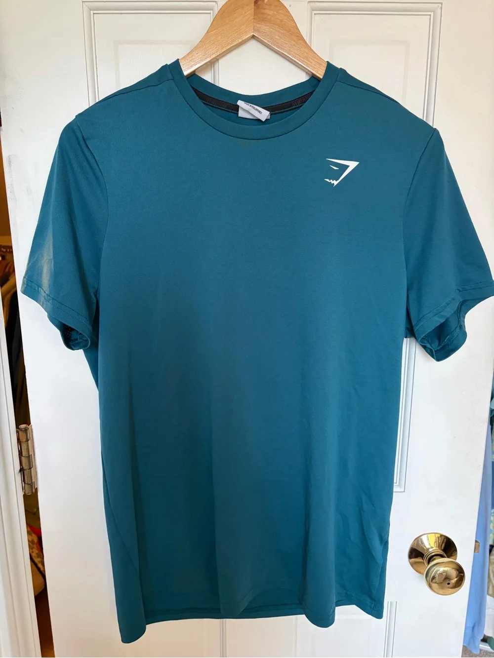 Gymshark Teal Short Sleeve Performance Tee - Picture 1 of 2